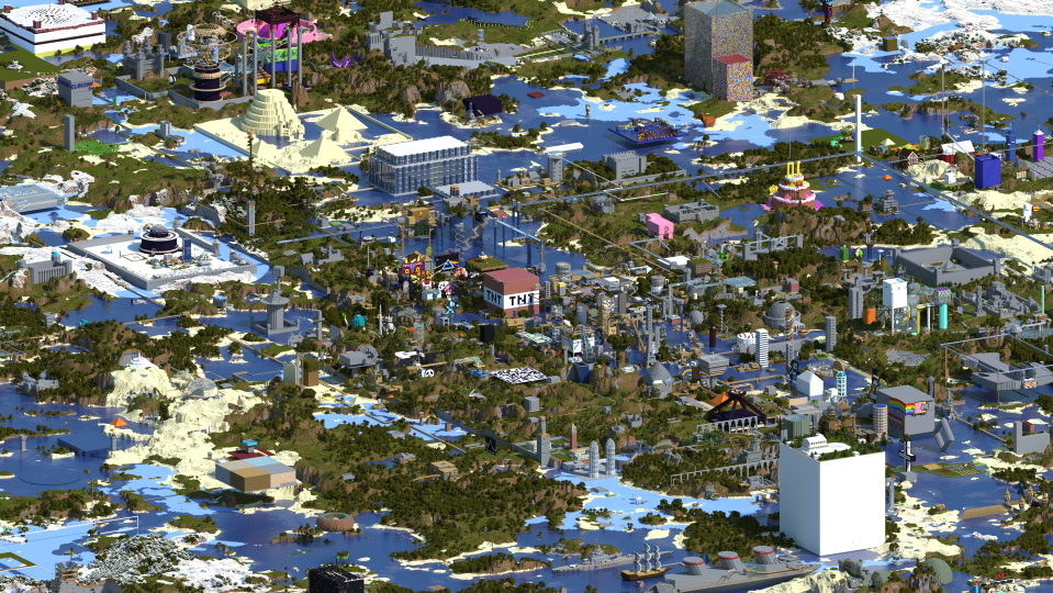 Minecraft Characters on Mountain.jpg