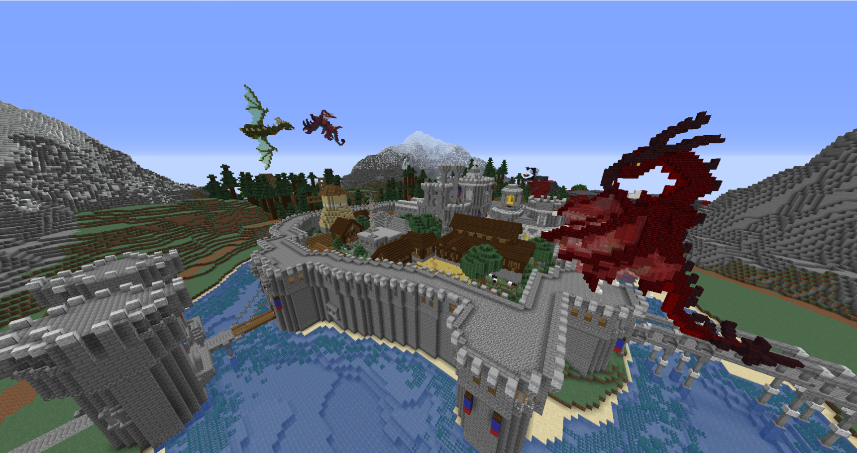 Minecraft Characters on Mountain.jpg