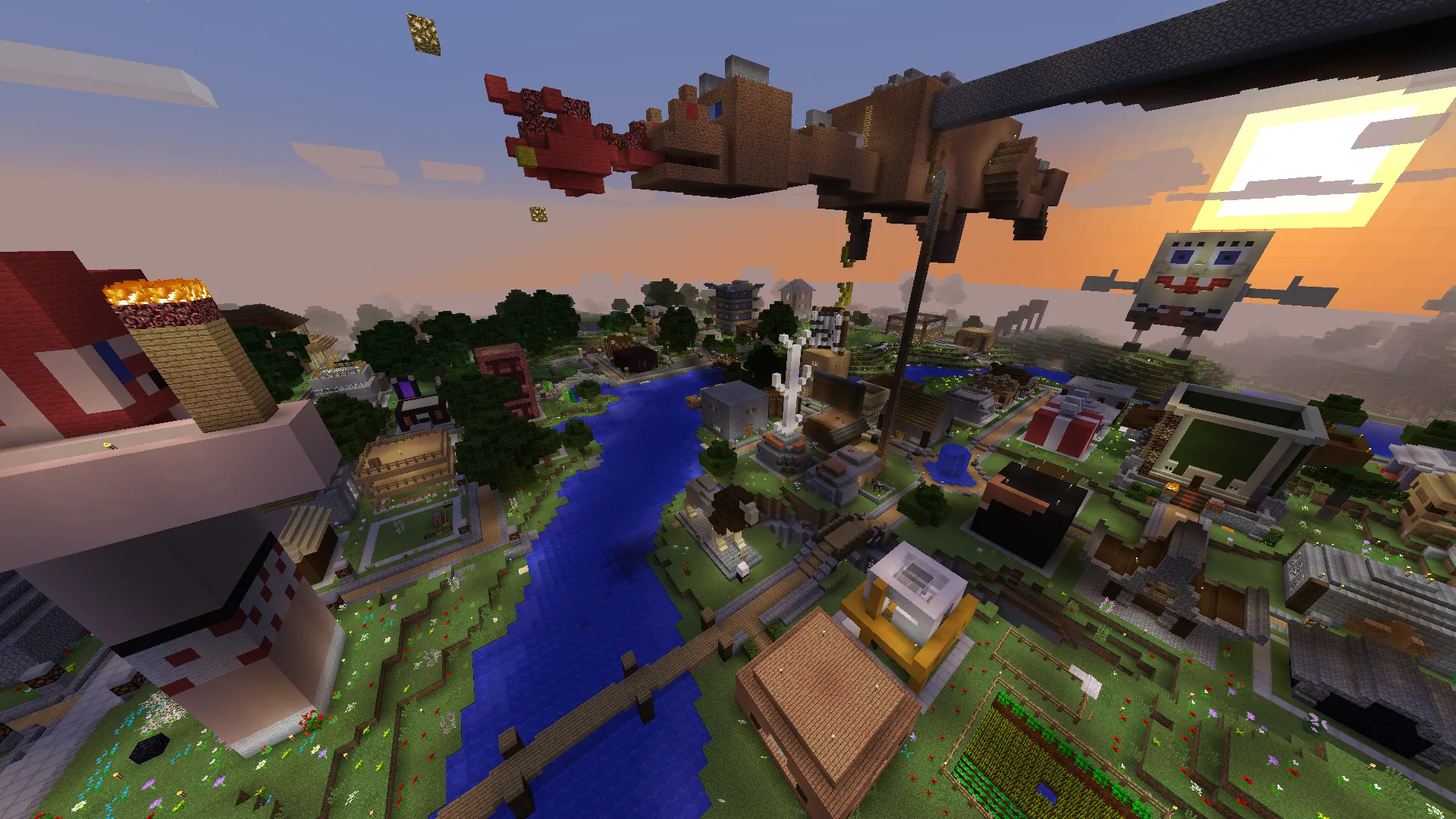 Minecraft Characters on Mountain.jpg