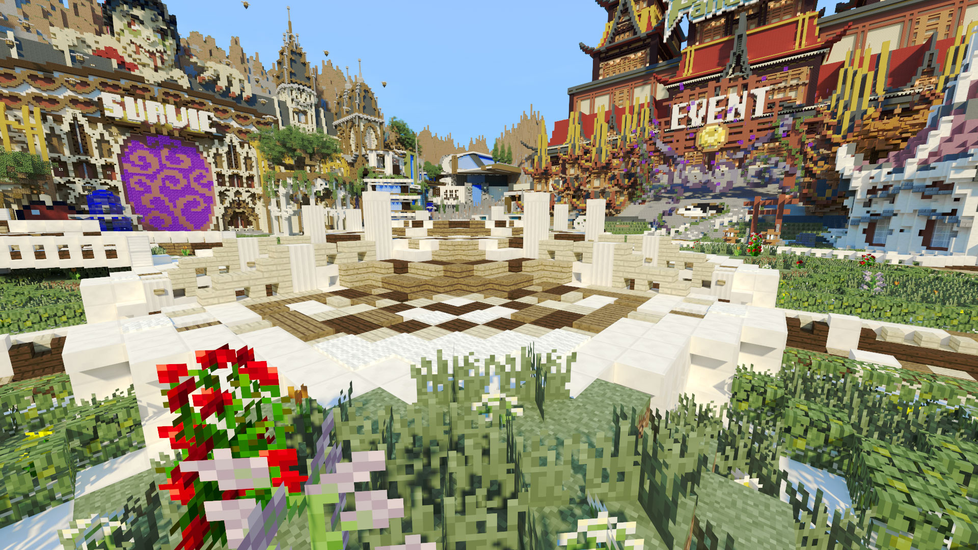 Minecraft Characters on Mountain.jpg