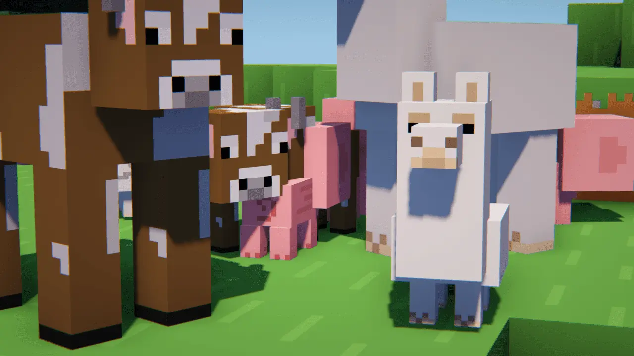 Minecraft Characters on Mountain.jpg