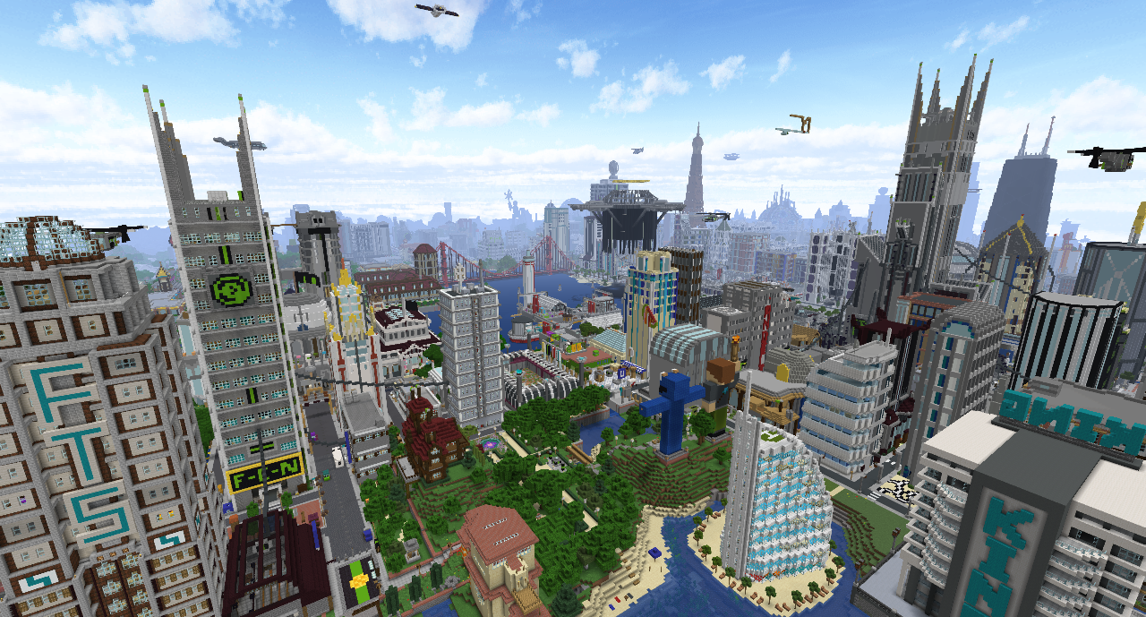 Minecraft Characters on Mountain.jpg