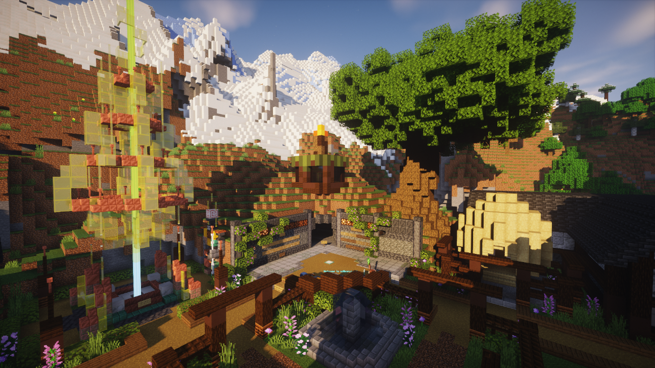 Minecraft Characters on Mountain.jpg